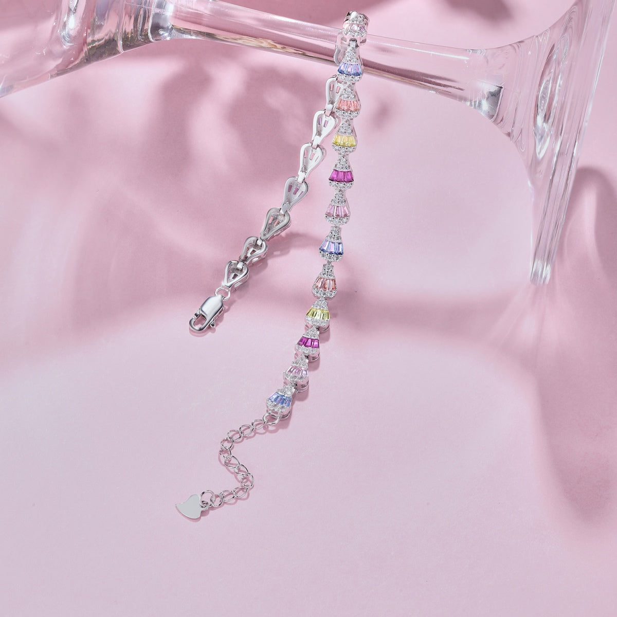 [OAK JURI]Radiant Water Drop Shape Daily Bracelet