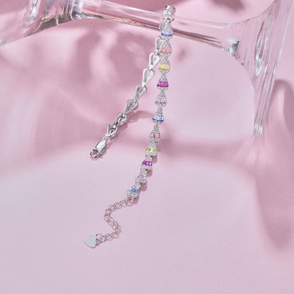 [OAK JURI]Radiant Water Drop Shape Daily Bracelet