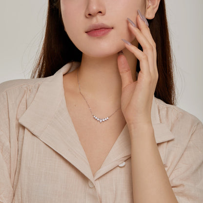 [OAK JURI]Dainty Colorful Heart Necklace