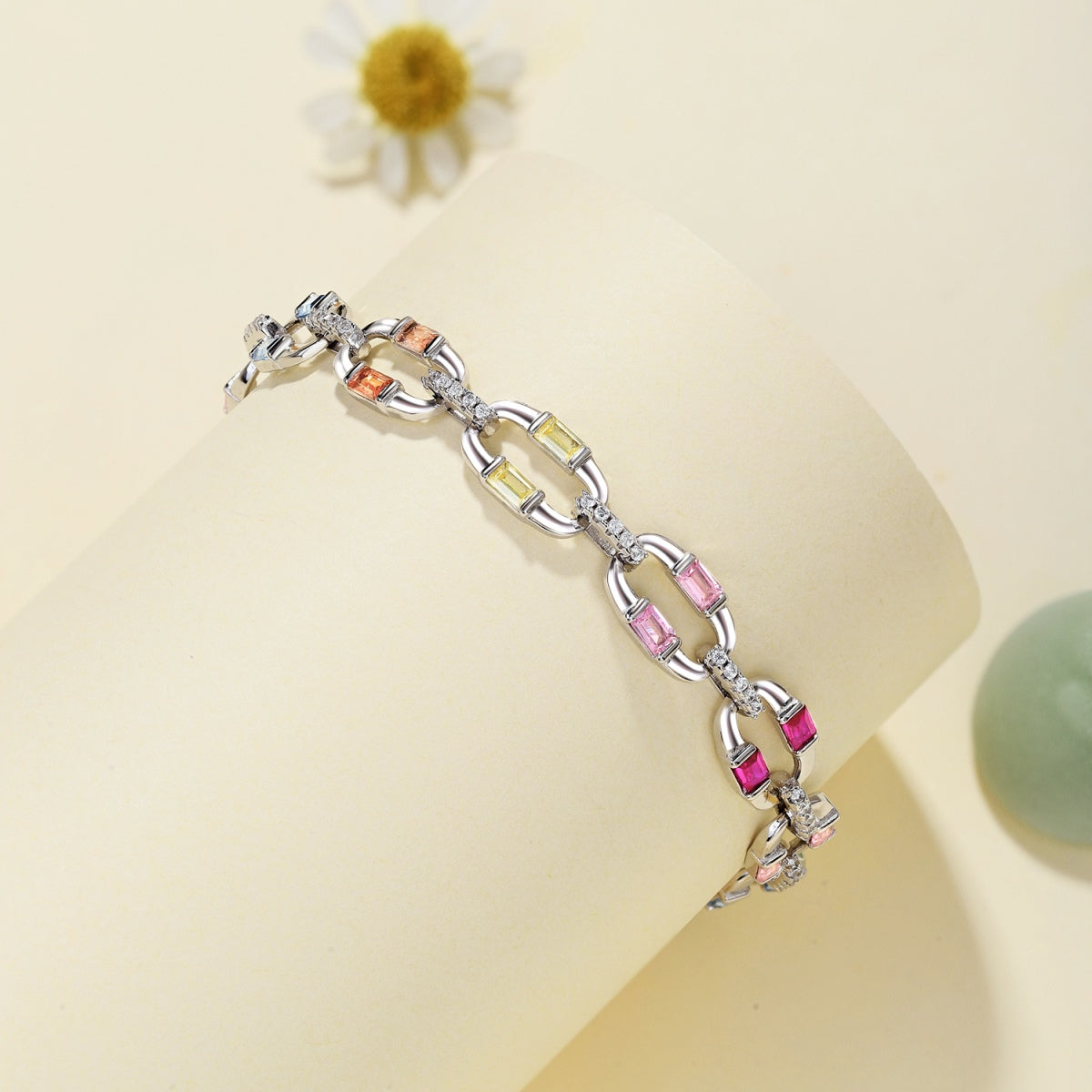 [OAK JURI]Dazzling Colorful Daily Bracelet