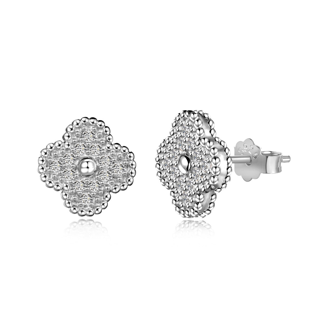 [OAK JURI]Four Leaf Clover Fashion Earrings