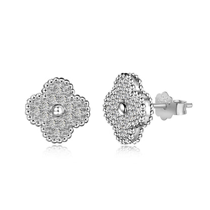[OAK JURI]Four Leaf Clover Fashion Earrings