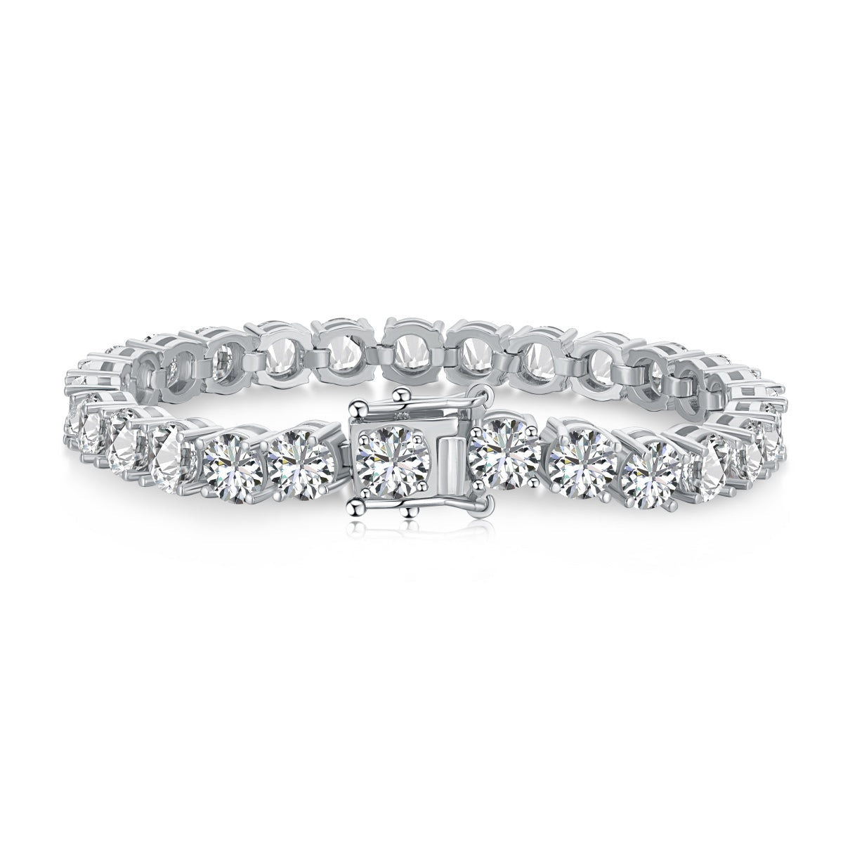 [OAK JURI]0.75 Carat Dazzling Round Cut Wedding Bracelet