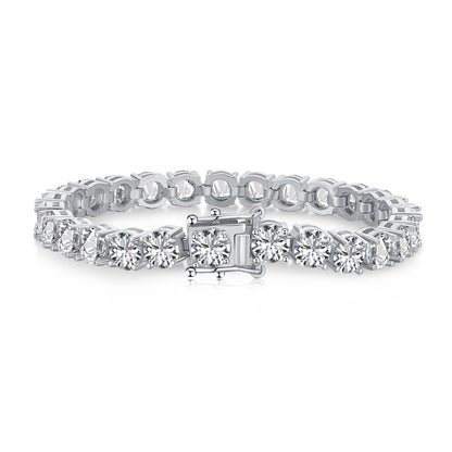 [OAK JURI]0.75 Carat Dazzling Round Cut Wedding Bracelet