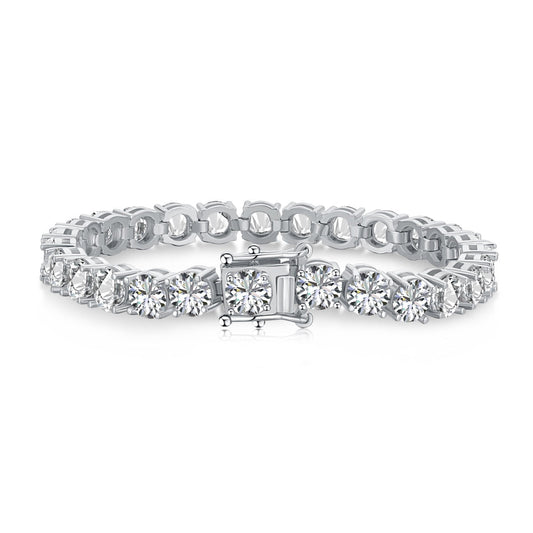 [OAK JURI]0.75 Carat Dazzling Round Cut Wedding Bracelet