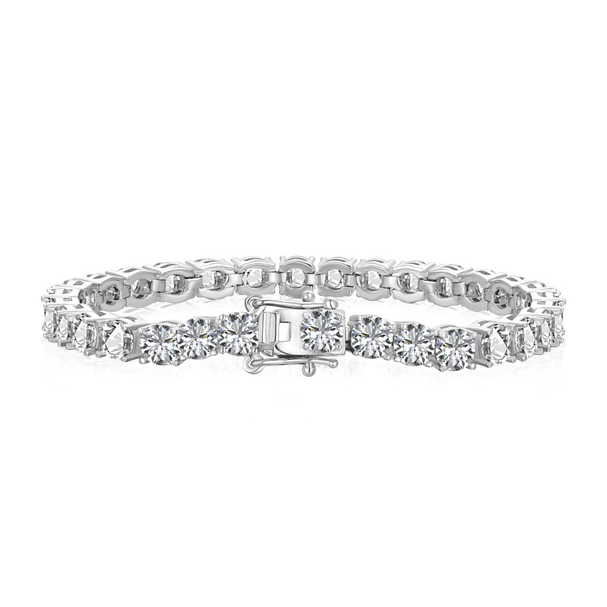 [OAK JURI]Ornate Sparkling Round Cut Wedding Bracelet