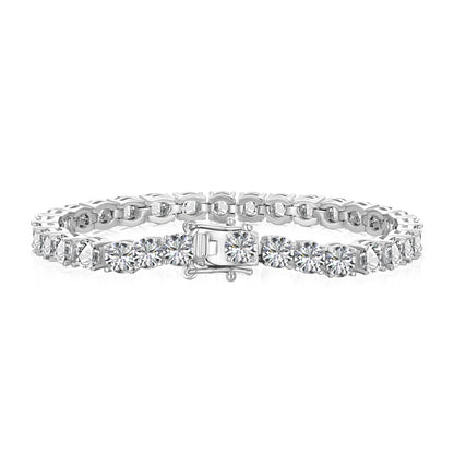 [OAK JURI]Ornate Sparkling Round Cut Wedding Bracelet