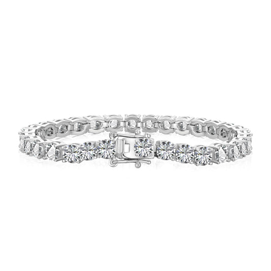 [OAK JURI]Ornate Sparkling Round Cut Wedding Bracelet