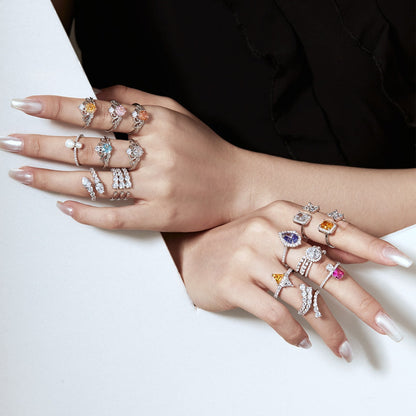 [OAK JURI]Unique Vivid Snake Shape Daily Ring