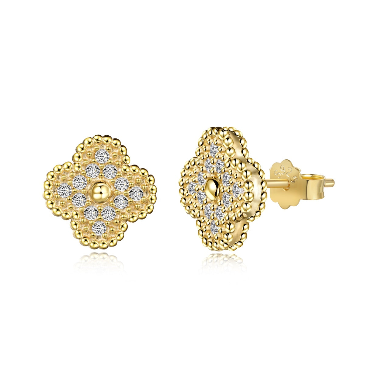 [OAK JURI]Four Leaf Clover Fashion Earrings