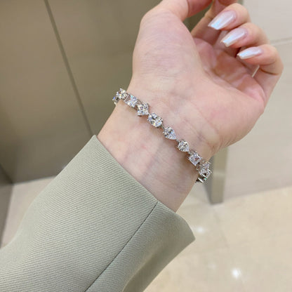 [OAK JURI]Unique Exquisite Multi Cut Daily Bracelet