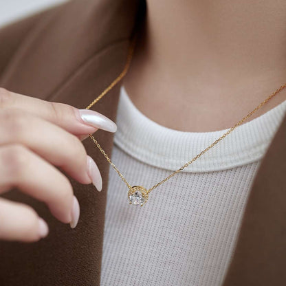 [OAK JURI]Luxurious Round Cut Necklace