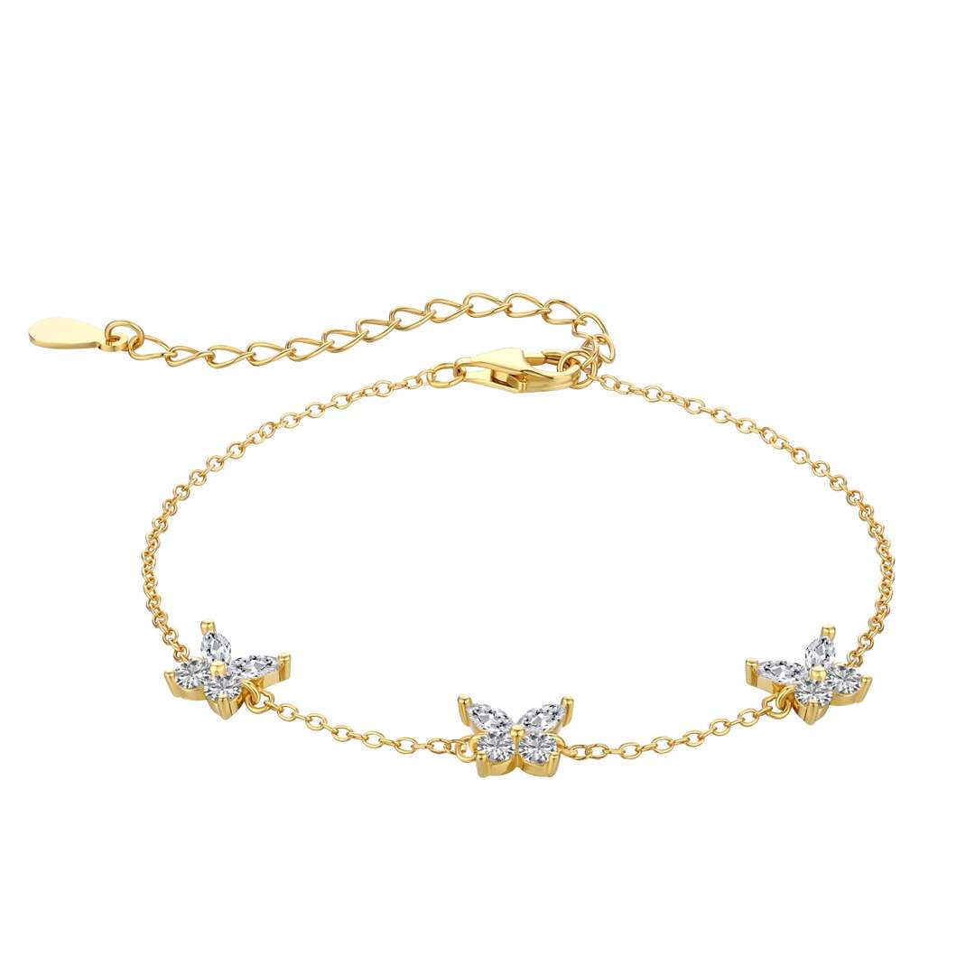 [OAK JURI]Radiant Butterfly Shape Necklace