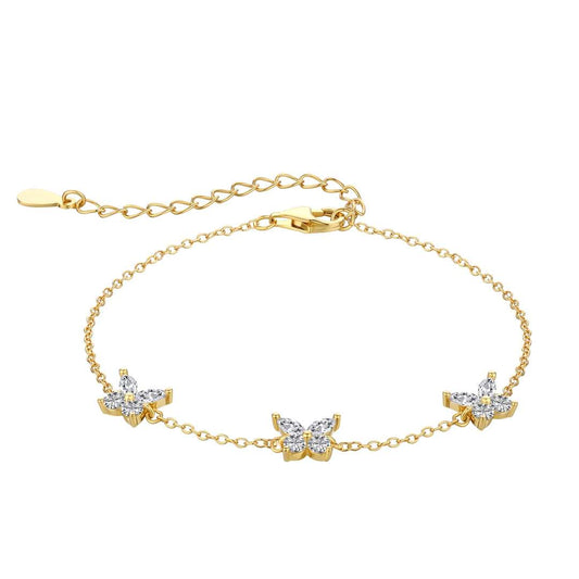 [OAK JURI]Radiant Butterfly Shape Necklace