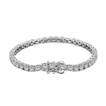 [OAK JURI]Luxurious Ornate Round Cut Tennis Bracelet