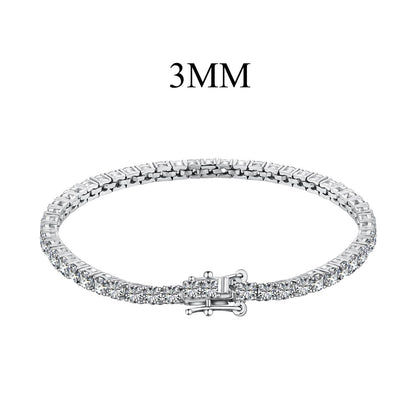 [OAK JURI]Radiant Colorful Round Cut Party Bracelet
