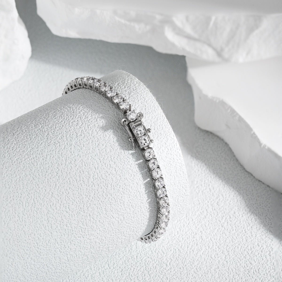 [OAK JURI]Radiant Colorful Round Cut Party Bracelet