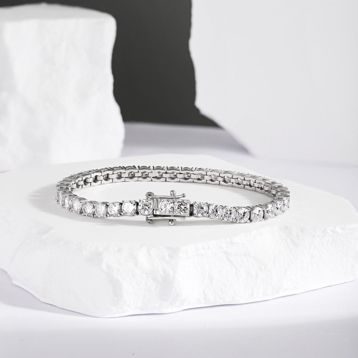[OAK JURI]Radiant Colorful Round Cut Party Bracelet