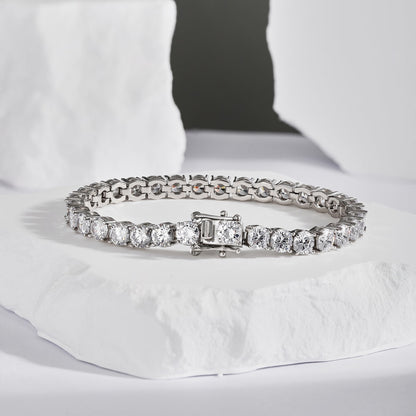 [OAK JURI]Ornate Sparkling Round Cut Wedding Bracelet