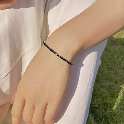[OAK JURI]Radiant Colorful Round Cut Party Bracelet
