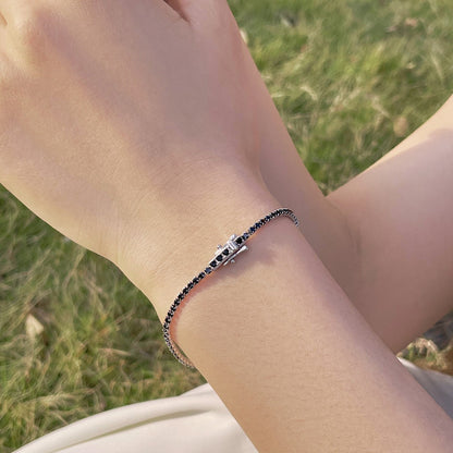 [OAK JURI]Radiant Colorful Round Cut Party Bracelet