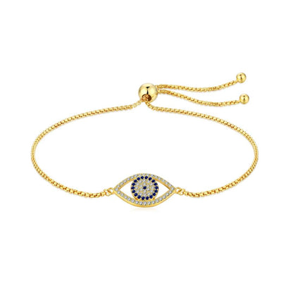 [OAK JURI]Dazzling Eye Shape Necklace