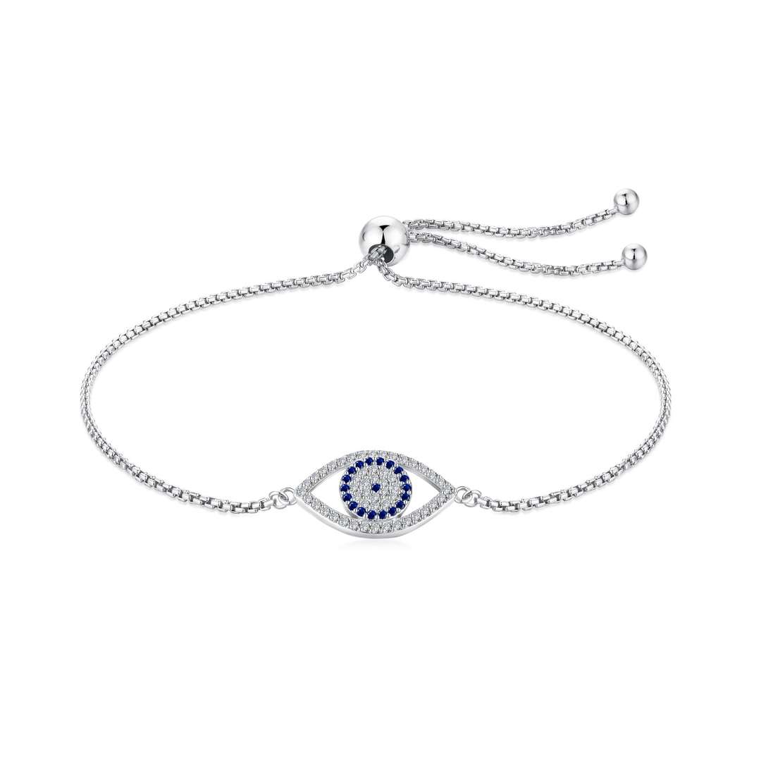 [OAK JURI]Dazzling Eye Shape Necklace