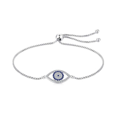 [OAK JURI]Dazzling Eye Shape Necklace