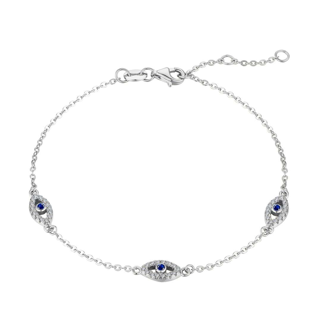 [OAK JURI]Evil Eye Shape Pendent Necklace