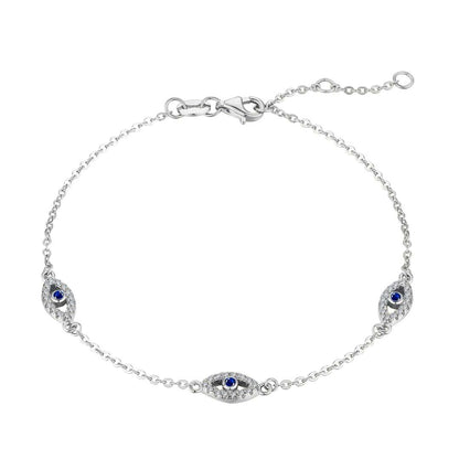 [OAK JURI]Evil Eye Shape Pendent Necklace