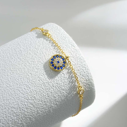 [OAK JURI]Devil's Eye Round Shape Bracelet