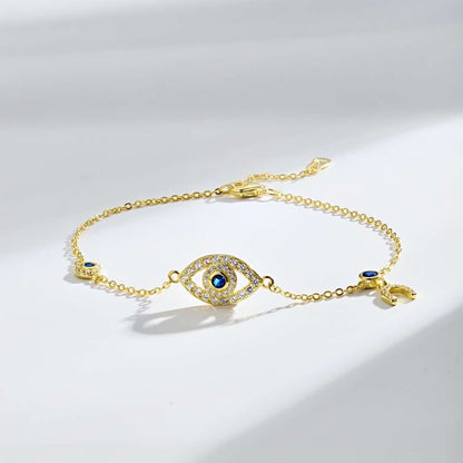 [OAK JURI]Dainty Eye Shape Necklace