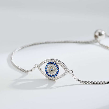 [OAK JURI]Dazzling Eye Shape Necklace