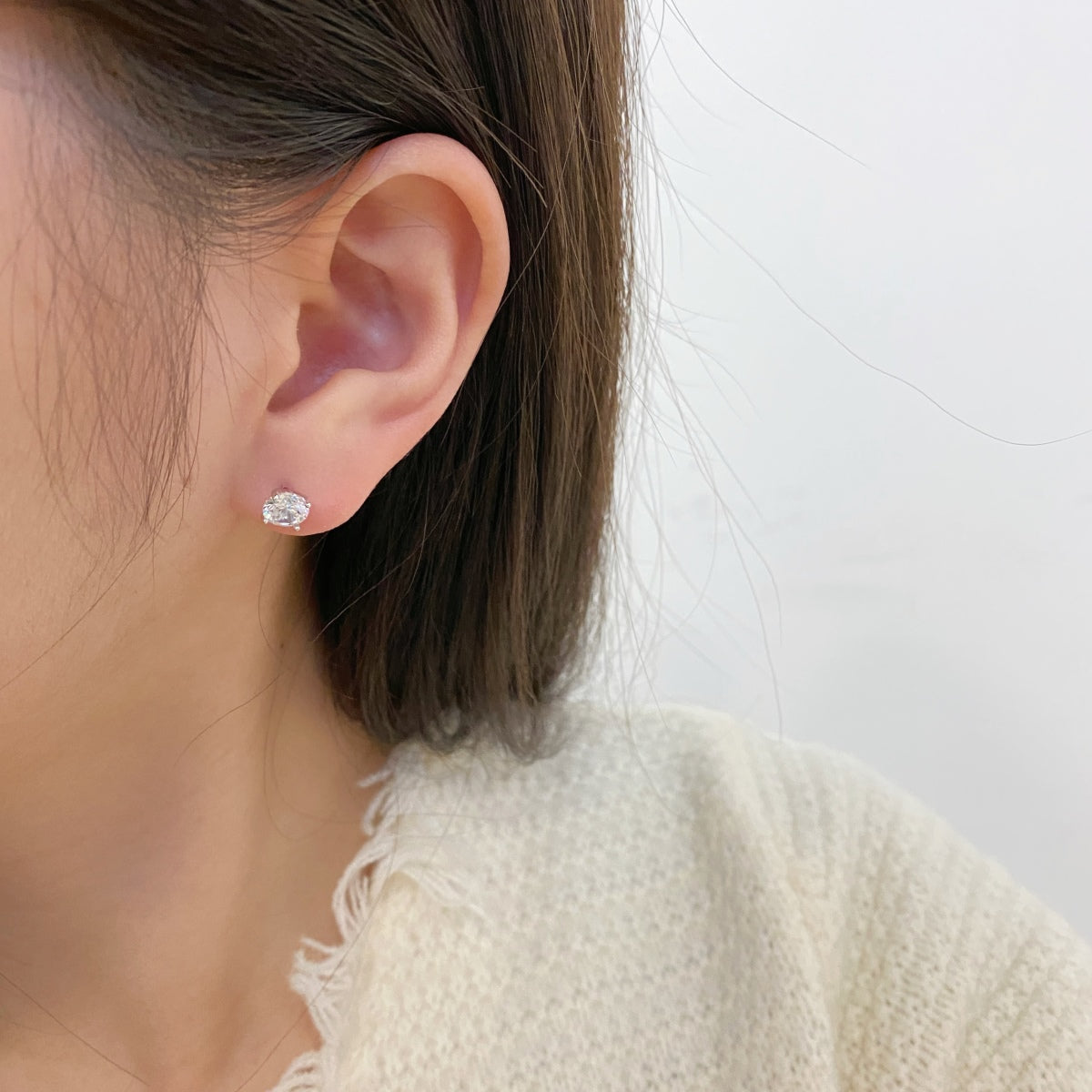 [OAK JURI]Unique Round Shape Earrings