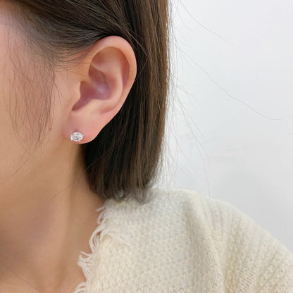 [OAK JURI]Unique Round Shape Earrings