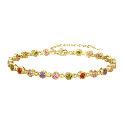[OAK JURI]Sparkling Exquisite Round Cut Party Bracelet