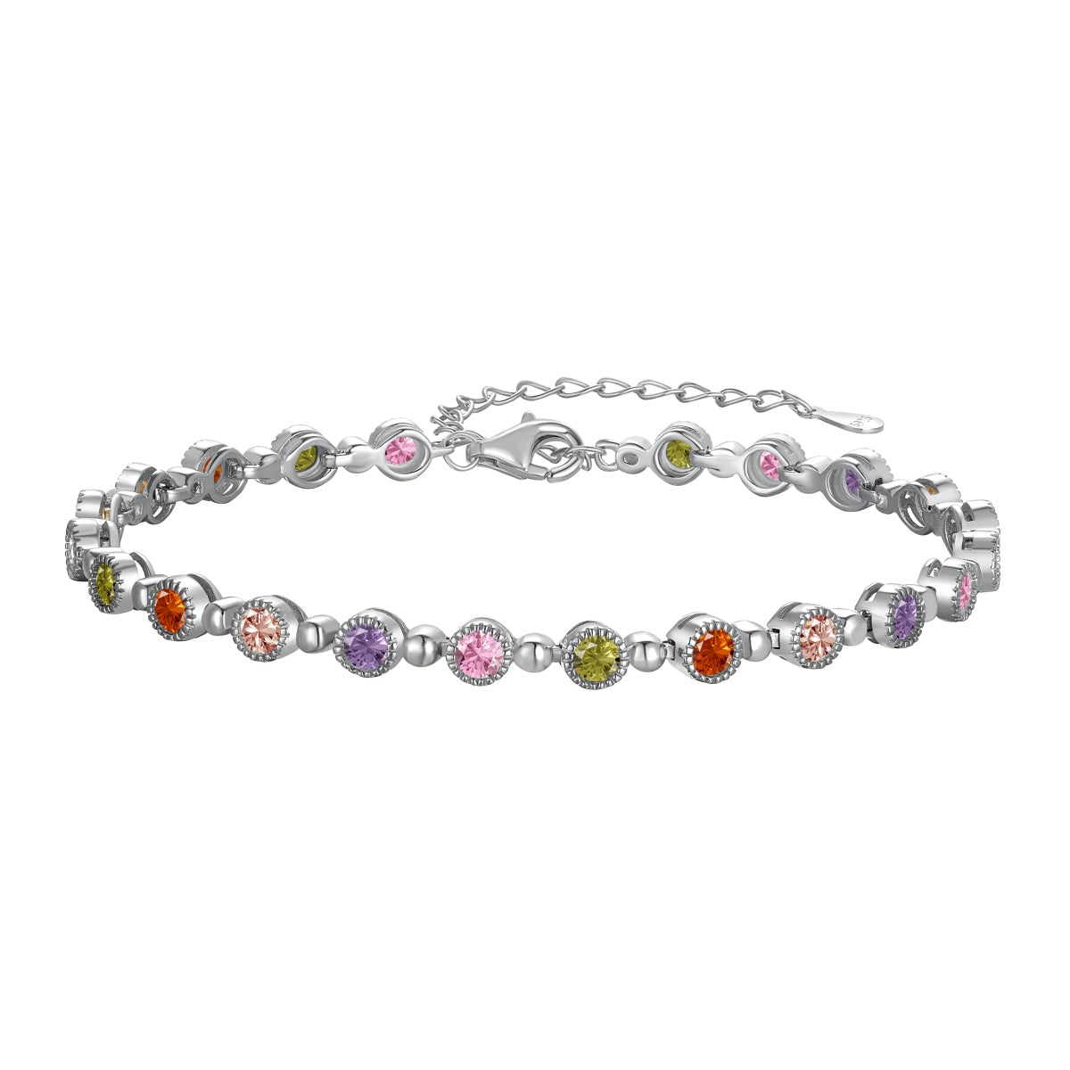 [OAK JURI]Sparkling Exquisite Round Cut Party Bracelet