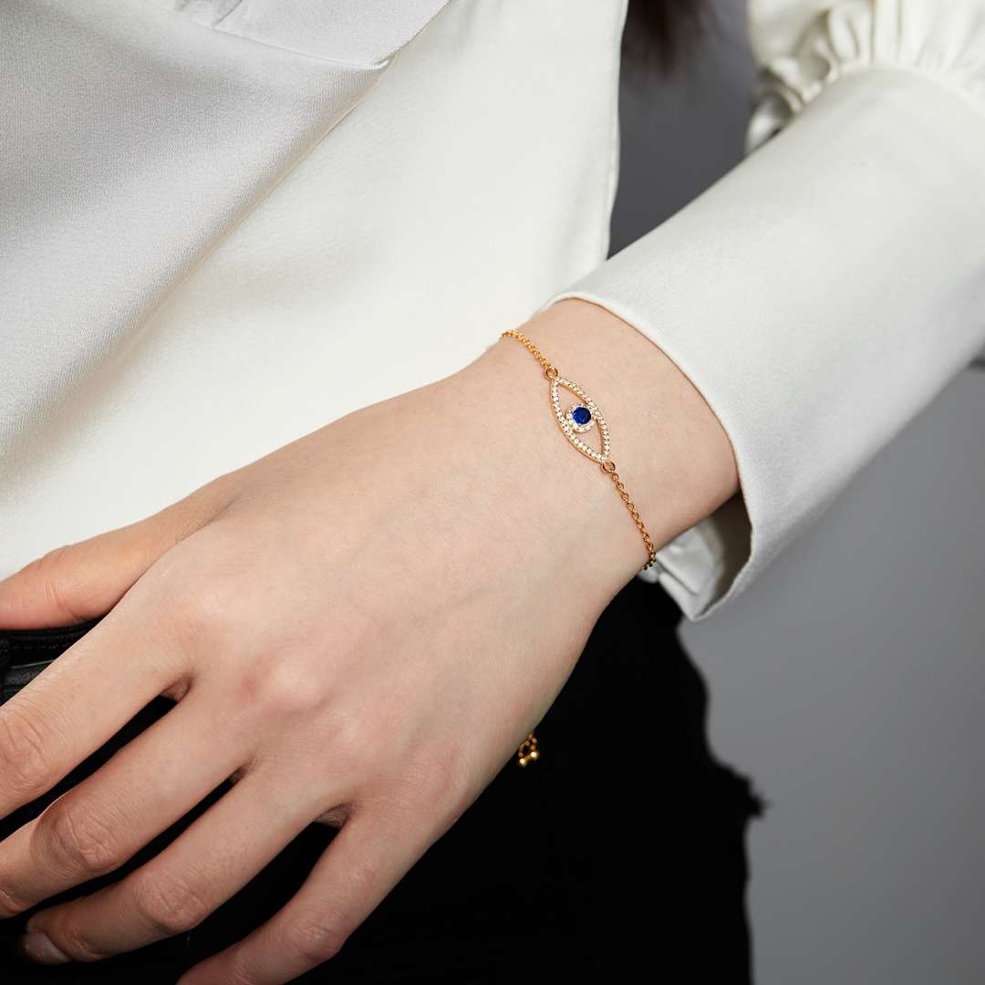 [OAK JURI]Devil's Eye Hollow Design Bracelet