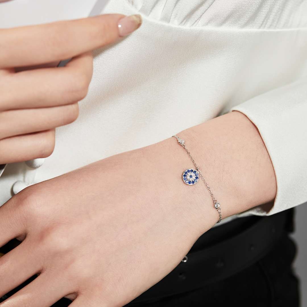 [OAK JURI]Devil's Eye Round Shape Bracelet