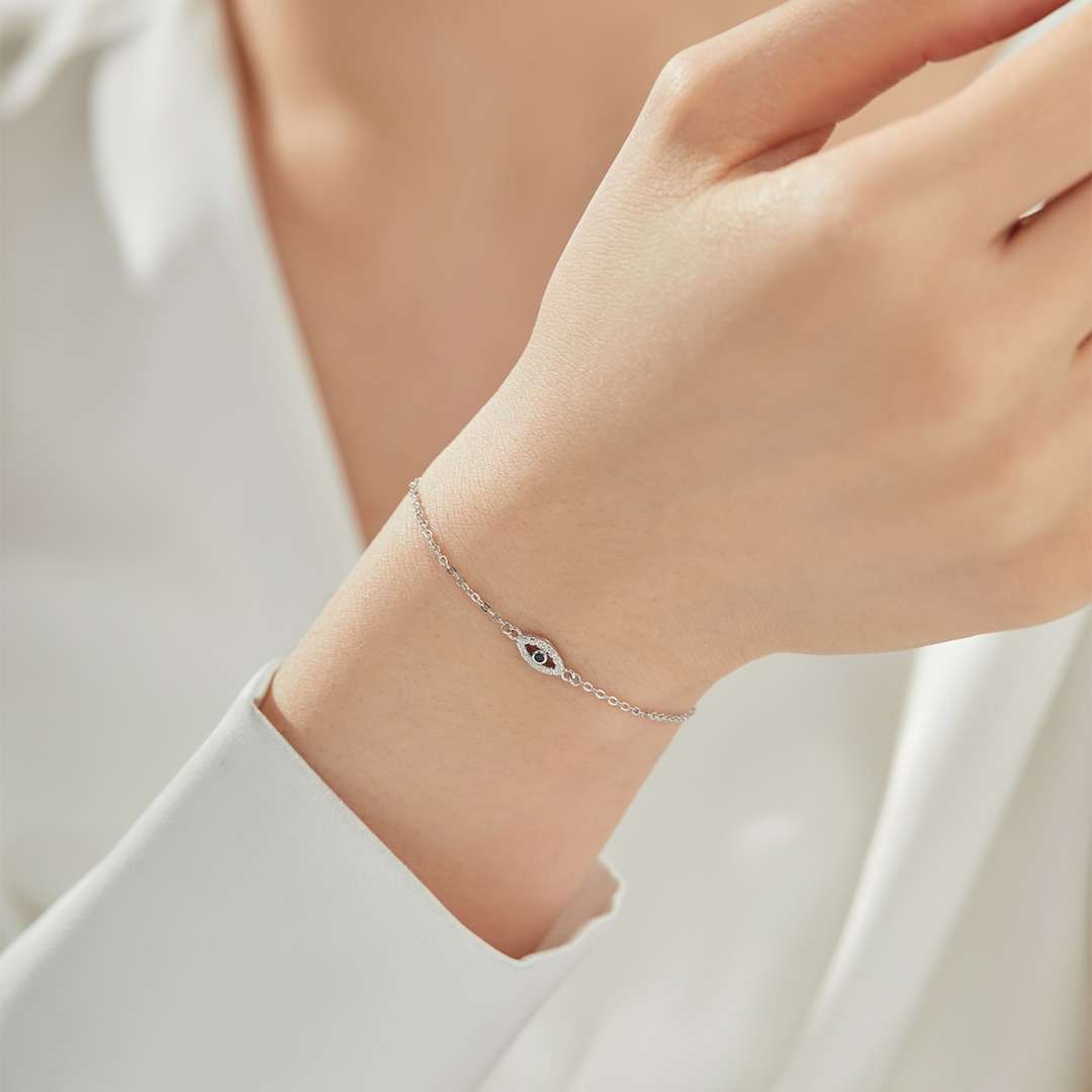 [OAK JURI]Evil Eye Shape Necklace