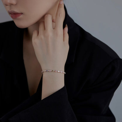 [OAK JURI]Sparkling Exquisite Round Cut Party Bracelet