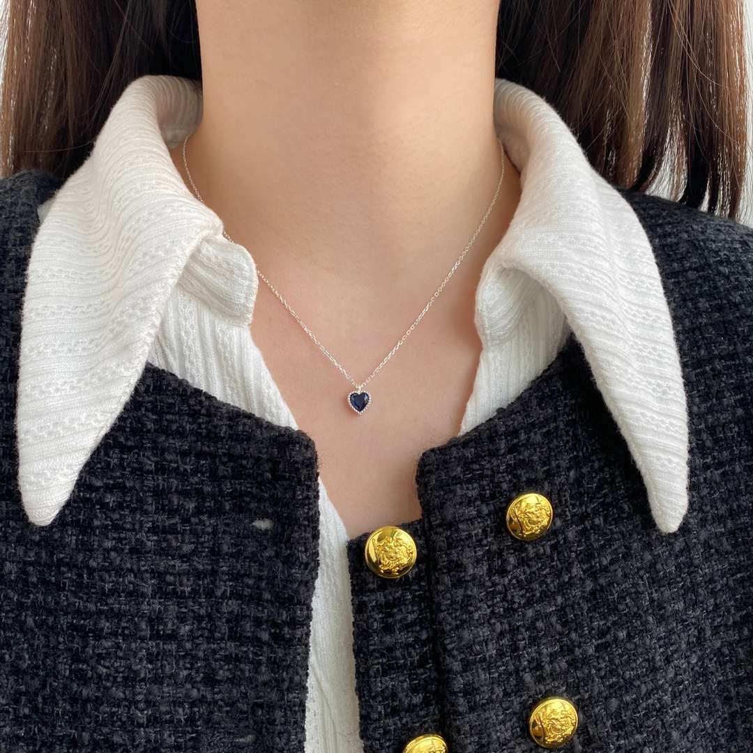 [OAK JURI]Ornate Heart Shape Necklace