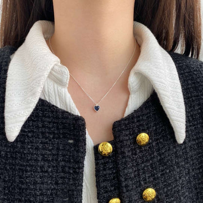 [OAK JURI]Ornate Heart Shape Necklace