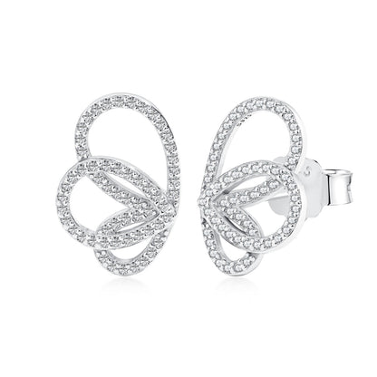 [OAK JURI]Exquisite Butterfly Shape Earrings