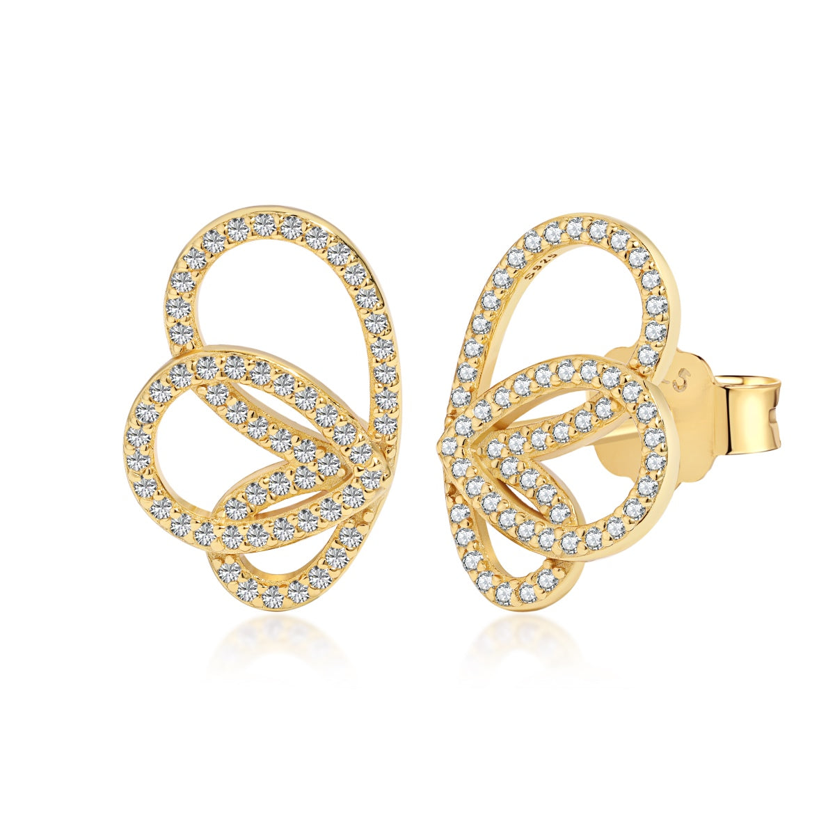 [OAK JURI]Exquisite Butterfly Shape Earrings