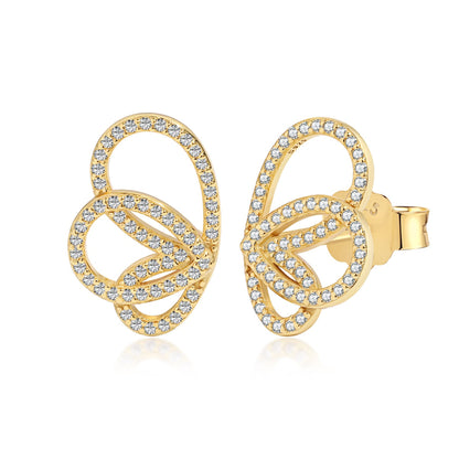 [OAK JURI]Exquisite Butterfly Shape Earrings