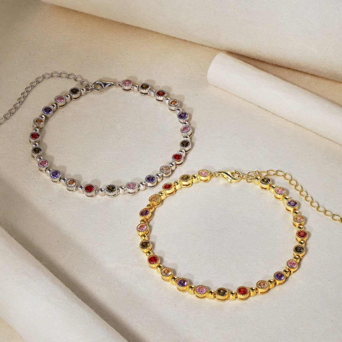 [OAK JURI]Sparkling Exquisite Round Cut Party Bracelet