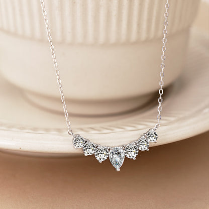 [OAK JURI]Dainty Colorful Heart Necklace