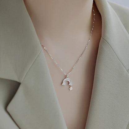 [OAK JURI]Unique Rainbow Star Necklace