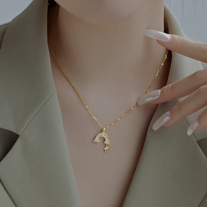 [OAK JURI]Unique Rainbow Star Necklace